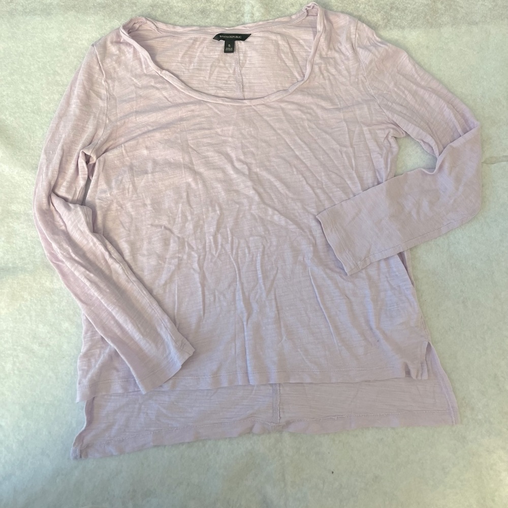 Banana Republic lilac long sleeve